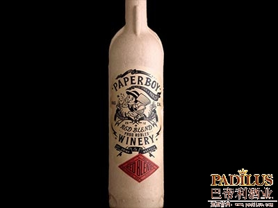 纸瓶包装葡萄酒图片