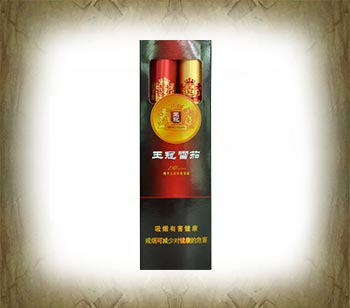 王冠全叶卷2支铝管雪茄