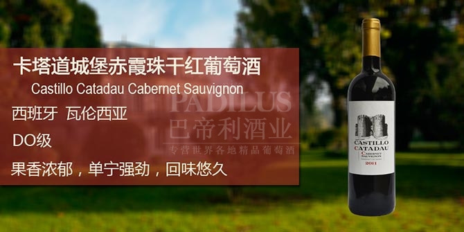 卡塔道城堡赤霞珠干红